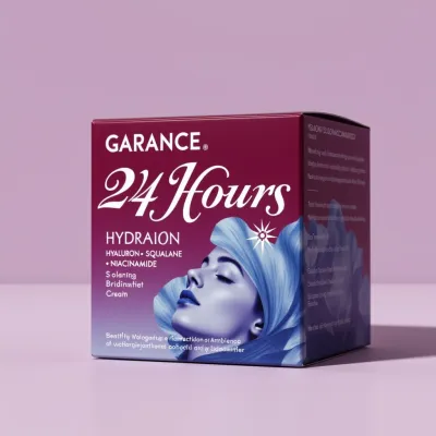 AI-Generated modern carton box packaging