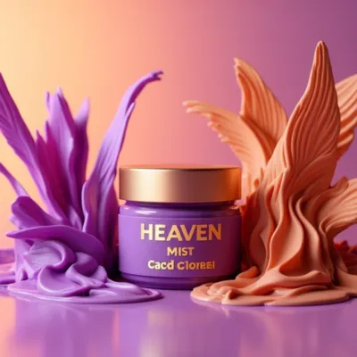 AI-Generated packaging for Cosmetics glass jar