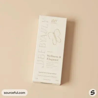 AI-Generated packaging for Dropper bottle in the Organic and Natural Products industry