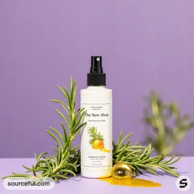 AI-Generated packaging for Mist spray bottle in the Haircare Products industry