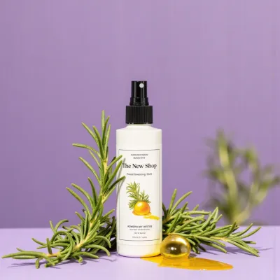 AI-Generated packaging for Mist spray bottle in the Haircare Products industry