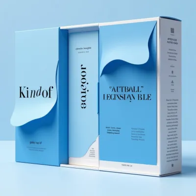 AI-Generated white carton box packaging