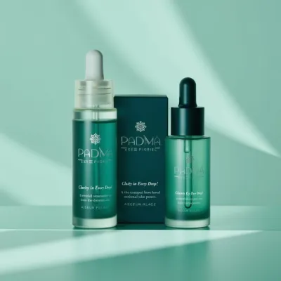 AI-Generated packaging for Dropper bottle in the Medical and Healthcare Products industry