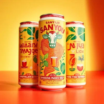 AI-Generated packaging for Drinks can