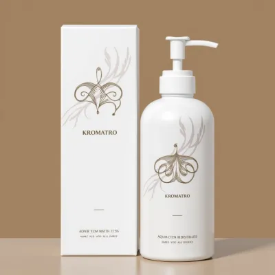 AI-Generated packaging for Pump bottle in the Beauty and Personal Care industry