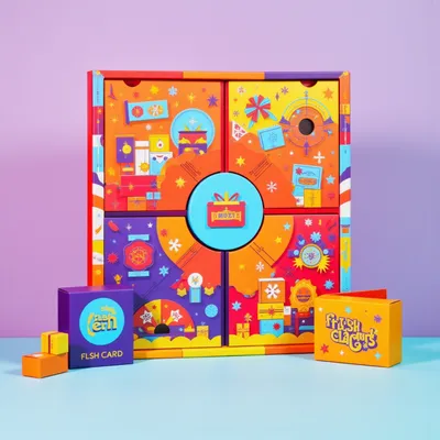 AI-Generated packaging for Advent calendar