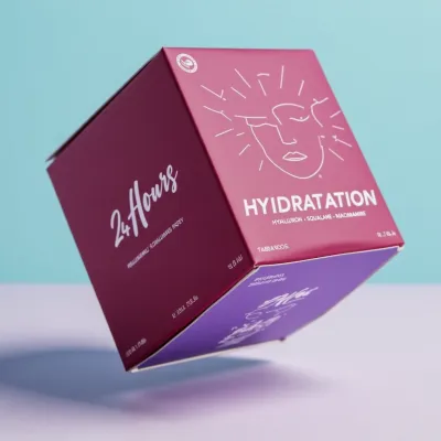AI-Generated modern carton box packaging