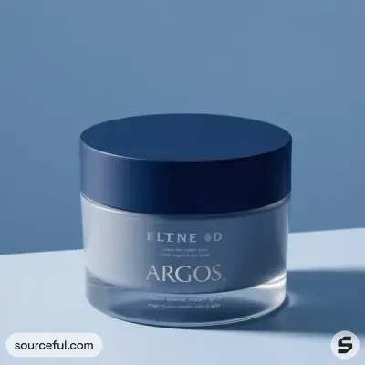 AI-Generated packaging for Cosmetics glass jar