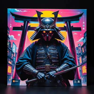 AI-Generated packaging for Vinyl album cover