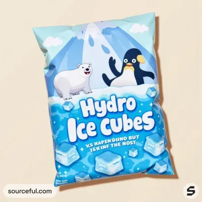 AI-Generated packaging for Plastic mailing bag in the Alcoholic Beverages industry