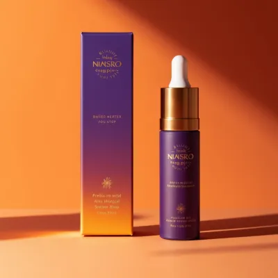 AI-Generated Dropper bottle packaging for Beauty and Personal Care