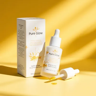 AI-Generated packaging for Dropper bottle