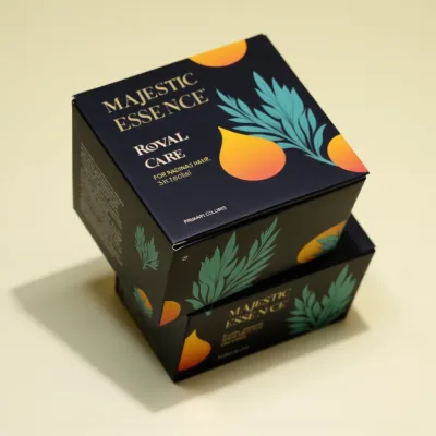AI-Generated white carton box packaging