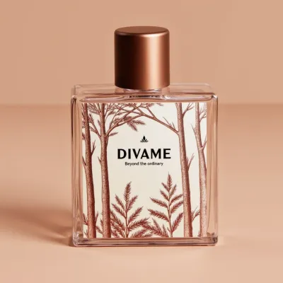 AI-Generated packaging for Perfume bottle