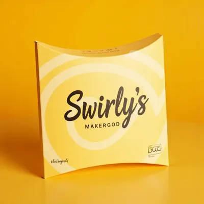 AI-Generated packaging for Pillow box