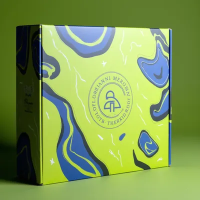 AI-Generated packaging for Mailer box