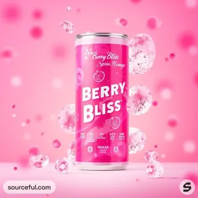 AI-Generated packaging for Drinks can in the Beverages industry
