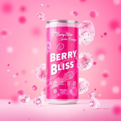 AI-Generated packaging for Drinks can in the Beverages industry