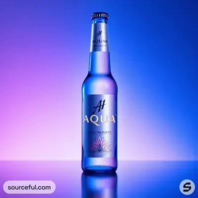 AI-Generated packaging for Beer bottle in the Beverages industry