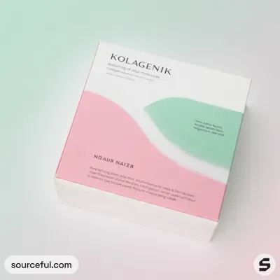 AI-Generated Carton box packaging for Beauty and Personal Care
