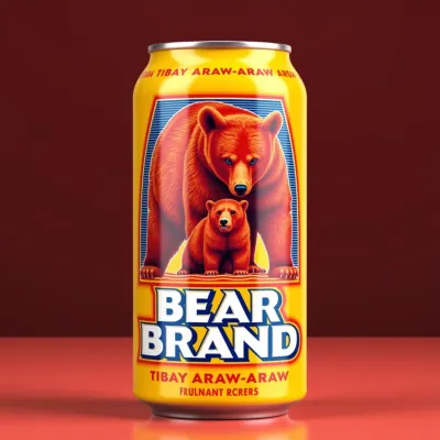 AI-Generated illustrative drinks can packaging