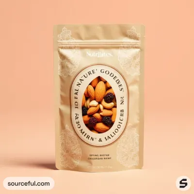 AI-Generated packaging for Food pouch in the Packaged Foods industry