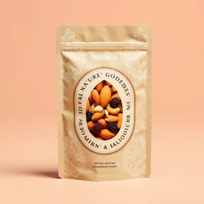 AI-Generated packaging for Food pouch in the Packaged Foods industry