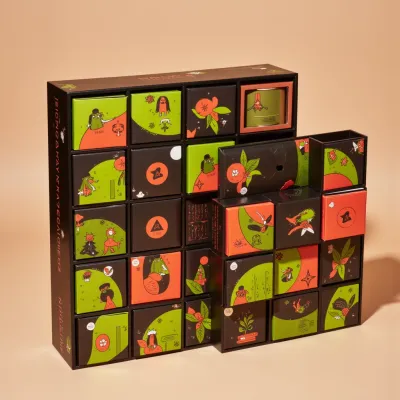 AI-Generated packaging for Advent calendar