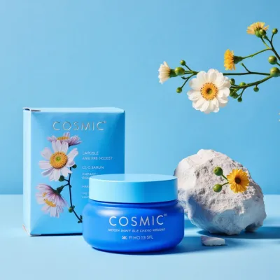 AI-Generated packaging for Cosmetics glass jar