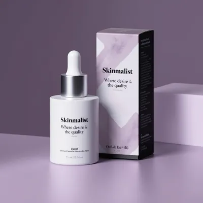 AI-Generated packaging for Dropper bottle