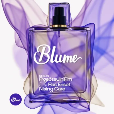 AI-Generated Perfume bottle packaging for Beauty and Personal Care