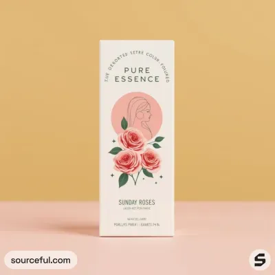 AI-Generated packaging for Perfume bottle in the Fashion and Accessories industry