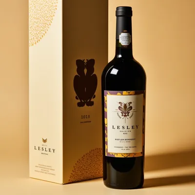 AI-Generated packaging for Bordeaux wine bottle