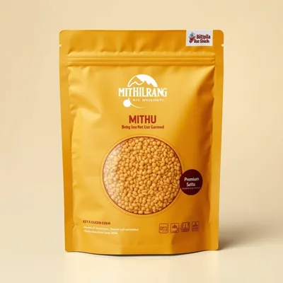 AI-Generated Food pouch packaging for Food and Snacks