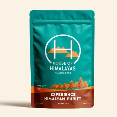 AI-Generated Food pouch packaging for Food and Snacks