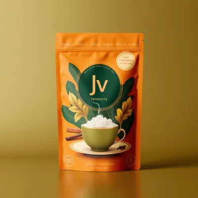 AI-Generated Food pouch packaging for Food and Snacks