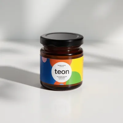 AI-Generated packaging for Food glass jar