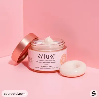 AI-Generated packaging for Food glass jar in the Beauty and Personal Care industry