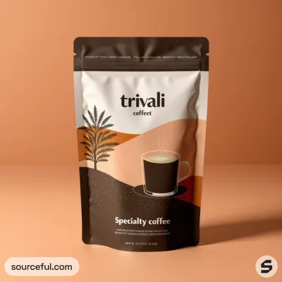 AI-Generated packaging for Food pouch in the Packaged Foods industry