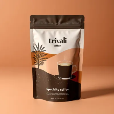 AI-Generated Food pouch packaging for Packaged Foods