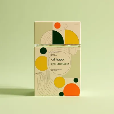 AI-Generated packaging for Perfume bottle
