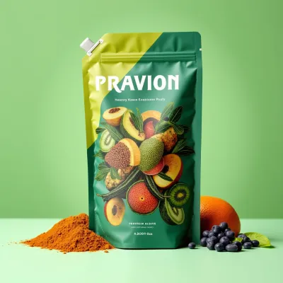 AI-Generated Food pouch packaging for Packaged Foods