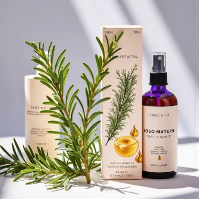 AI-Generated packaging for Mist spray bottle in the Haircare Products industry