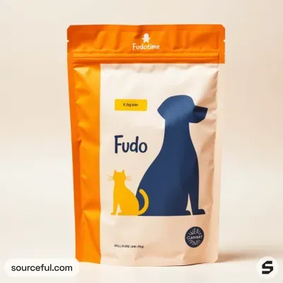 AI-Generated packaging for Food pouch in the Pet Food and Supplies industry