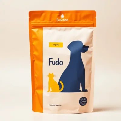 AI-Generated packaging for Food pouch in the Pet Food and Supplies industry