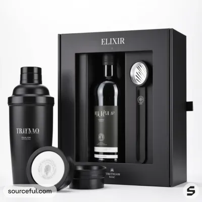 AI-Generated packaging for Mailer box in the Alcoholic Beverages industry