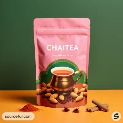 AI-Generated packaging for Food pouch in the Food and Snacks industry