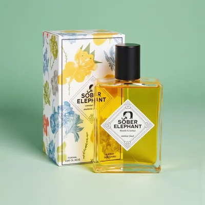 AI-Generated packaging for Perfume bottle