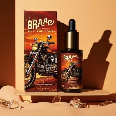 AI-Generated packaging for Dropper bottle