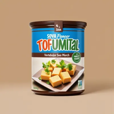 AI-Generated packaging for Food glass jar